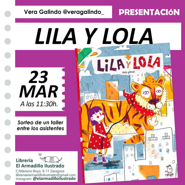 Vera Galindo presenta 'Lila y Lola'